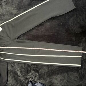 Helmut Lang Black Joggers with White Accents